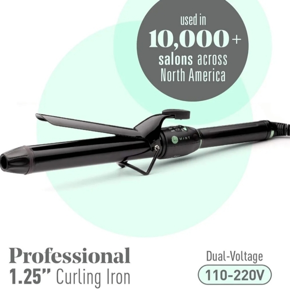 Mint Accessories Mint Extra Long Curling Iron 25 Inch For Easy